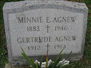 Agnew, Minnie E. and Gertrude